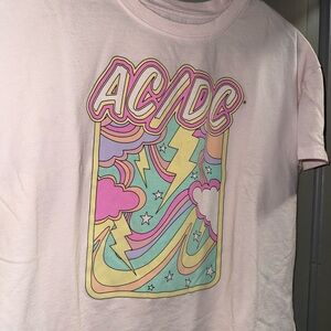 AC/DC  Pastel Graphic Tee